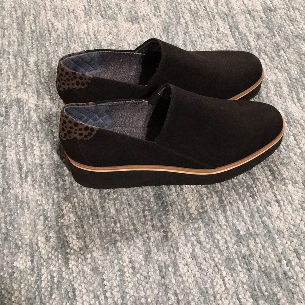 New Dr Scholl’s Platform Shoes Size 7 Black